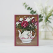 China Teapot Briefkaart-pas Briefkaart (Staand voorkant)