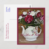 China Teapot Briefkaart-pas Briefkaart (Voorkant / Achterkant)