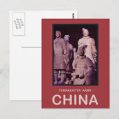 China Terracotta Army Briefkaart (Voorkant / Achterkant)