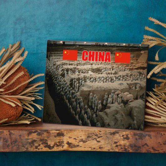 CHINA Terracotta Army Fotoplaat (Zijkant)