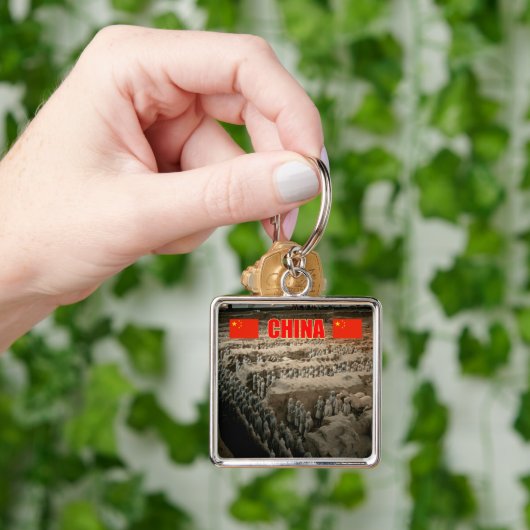 CHINA Terracotta Army Sleutelhanger (Hand)