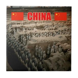 CHINA Terracotta Army Tegeltje