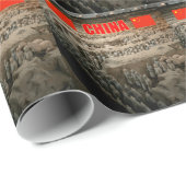 CHINA Terracotta Warriors Cadeaupapier (Rol Hoek)