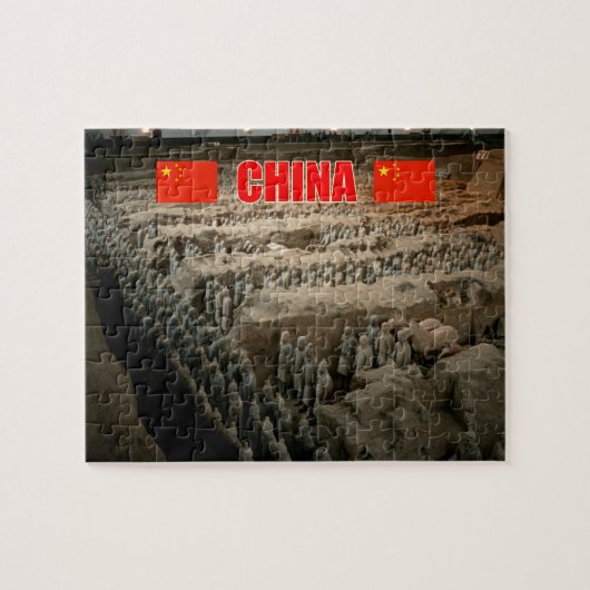 CHINA Terracotta Warriors Legpuzzel (Horizontaal)