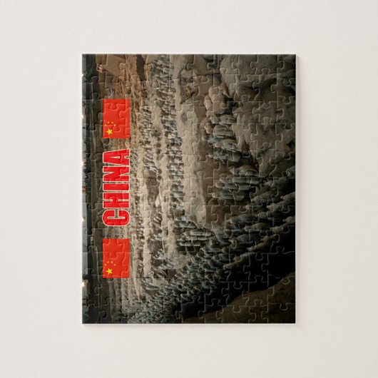 CHINA Terracotta Warriors Legpuzzel (Verticaal)