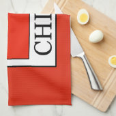 China Theedoek (Quarter Fold)