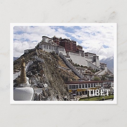 China - Tibet - Briefkaart (Voorkant)