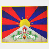" China: TIBET Flagge ... " Fleece Deken (Voorkant (Horizontaal))