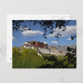 China, Tibet, Lhasa, Paleis Potala Briefkaart (Voorkant / Achterkant)