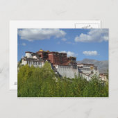 China, Tibet, Lhasa, Potala Palace 3 Briefkaart (Voorkant / Achterkant)
