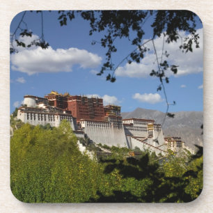 China, Tibet, Lhasa, Potala-paleis Bier Onderzetter