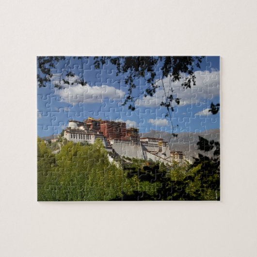 China, Tibet, Lhasa, Potala-paleis Legpuzzel (Horizontaal)