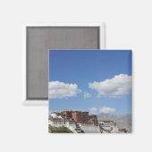 China, Tibet, Lhasa, Potala-paleis Magneet (Voorkant / Achterkant)