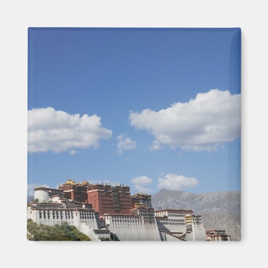 China, Tibet, Lhasa, Potala-paleis Magneet (Voorkant)