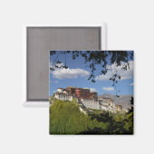 China, Tibet, Lhasa, Potala-paleis Magneet (Voorkant / Achterkant)