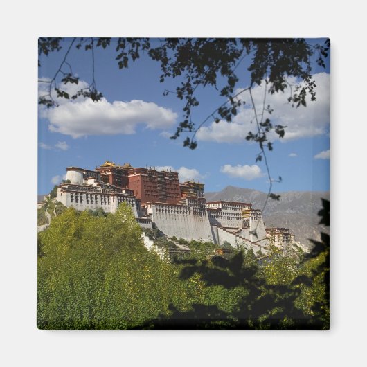 China, Tibet, Lhasa, Potala-paleis Magneet (Voorkant)