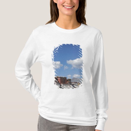 China, Tibet, Lhasa, Potala-paleis T-shirt (Voorkant)