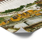 China, Tibet, Lhasa, Tibetaanse monnik met Potala Poster (Hoek)