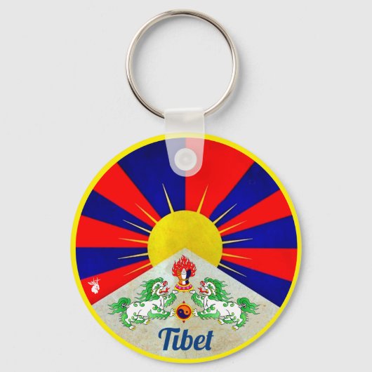 " China: TIBET ... " Sleutelhanger (Voorkant)
