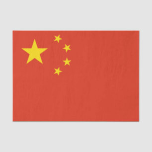 China tissuepapier, Chinees vlag tissuepapier