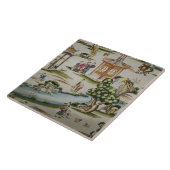  China Toile Scene Ceramic Tile Tegeltje (Zijkant)