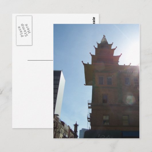 China Town SF CA Briefkaart (Voorkant / Achterkant)