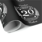 China Traditional wedding verjaarary 20 years Cadeaupapier (Rol Hoek)