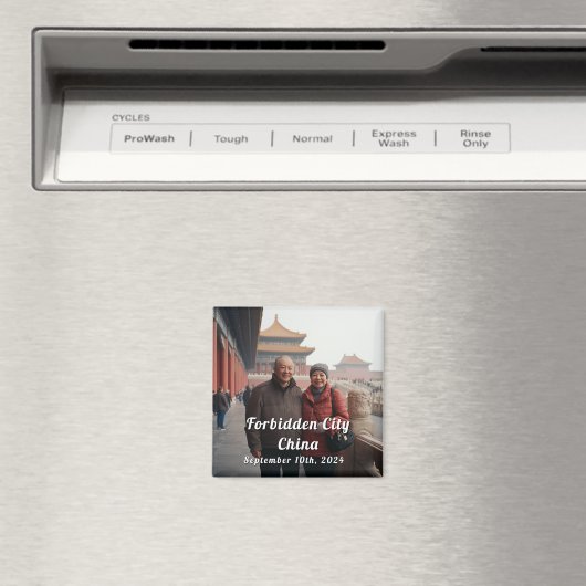 China Travel Custom Foto Souvenir Magneet (Insitu (Vaatwasser))