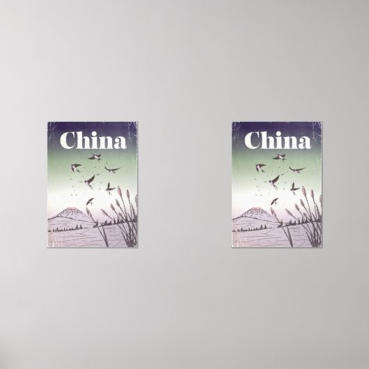  China Travel Poster Muurkunst Sets (Voorkant)