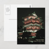 China Travel, Tengwang Pavilion, Nanchang Jiangxi Briefkaart (Voorkant / Achterkant)