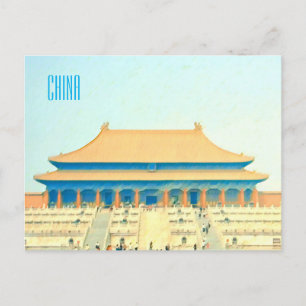 China Verboden het vintonijnreizen van de Stad Briefkaart