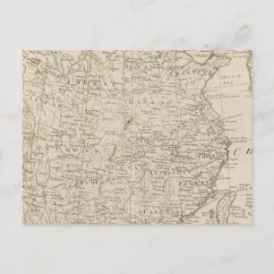 China, verdeeld in grote provincies briefkaart