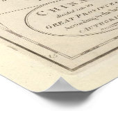 China, verdeeld in grote provincies poster (Hoek)