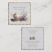  China Verkoper en Consignment Shop Square B Vierkante Visitekaartje (Voorkant / Achterkant)