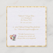  China Verkoper en Consignment Shop Vierkante Visitekaartje (Achterkant)