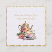  China Verkoper en Consignment Shop Vierkante Visitekaartje (Voorkant)