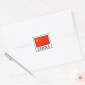 China Vierkante Sticker (Envelop)