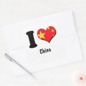 China Vierkante Sticker (Envelop)