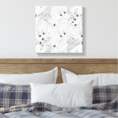 China Vis Doodle 6 Canvas Afdruk (Insitu (Slaapkamer))