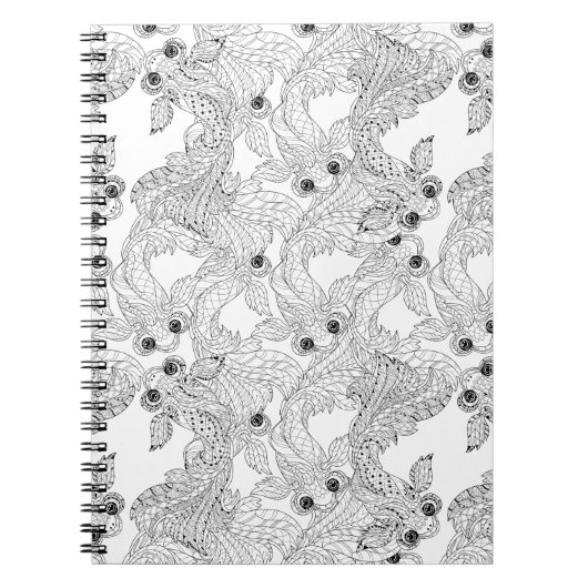 China Vis Doodle Notitieboek (Voorkant)