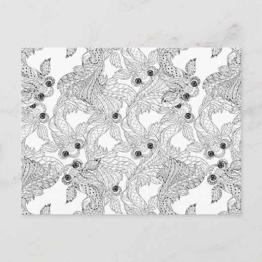 China Visdoodle Briefkaart (Voorkant)