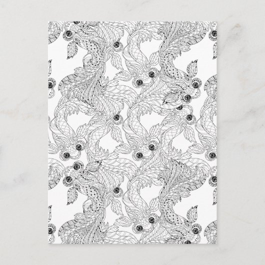 China Visdoodle Briefkaart (Voorkant)