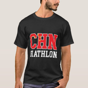 China Vlag Biathlonist - Chinese Chn Biathlon T-shirt