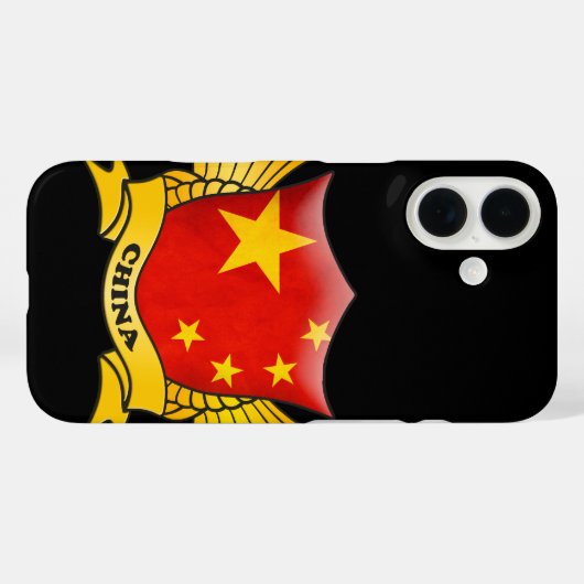 China Vlag Embleem Case-Mate iPhone Case (Achterkant (horizontaal))