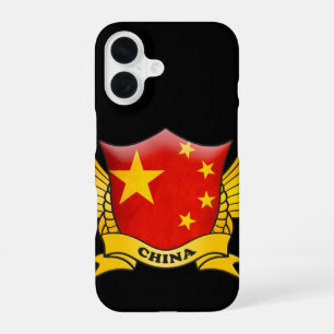 China Vlag Embleem iPhone 16 Hoesje
