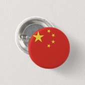 China Vlag Embleem Ronde Button 3,2 Cm (Voorkant /achterkant)