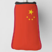 China vlag Golf Head Hoesje Golfheadcover (Draai 90)