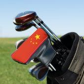 China vlag Golf Head Hoesje Golfheadcover (Insitu)