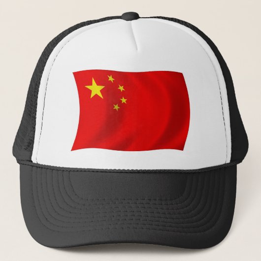 China Vlag Hoed Trucker Pet (Voorkant)
