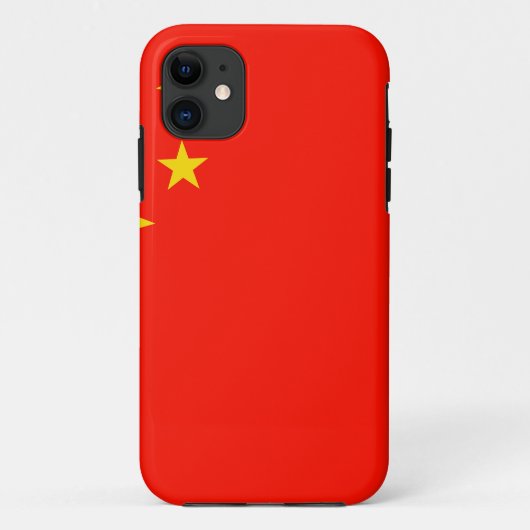 China vlag - hoge kwaliteit Case-Mate iPhone case (Achterkant)